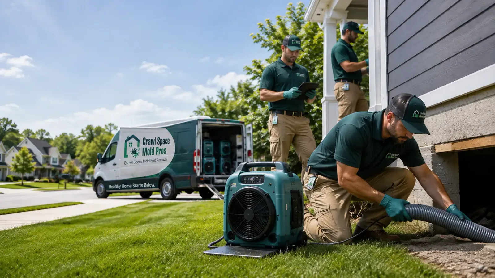 Crawl Space Mold Removal in Beaver Dam, KY